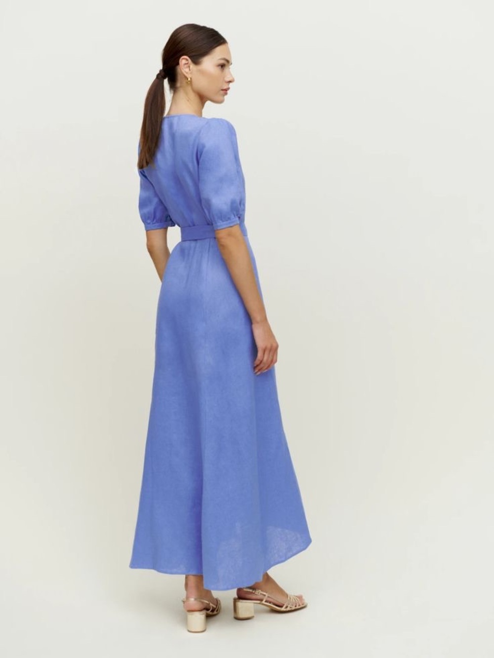 Reformation Weiss Linen Dress - Picture 2 of 4